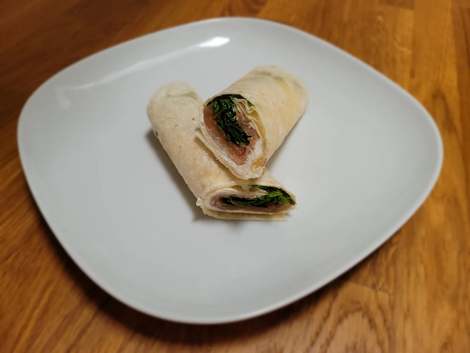 Lososový wrap