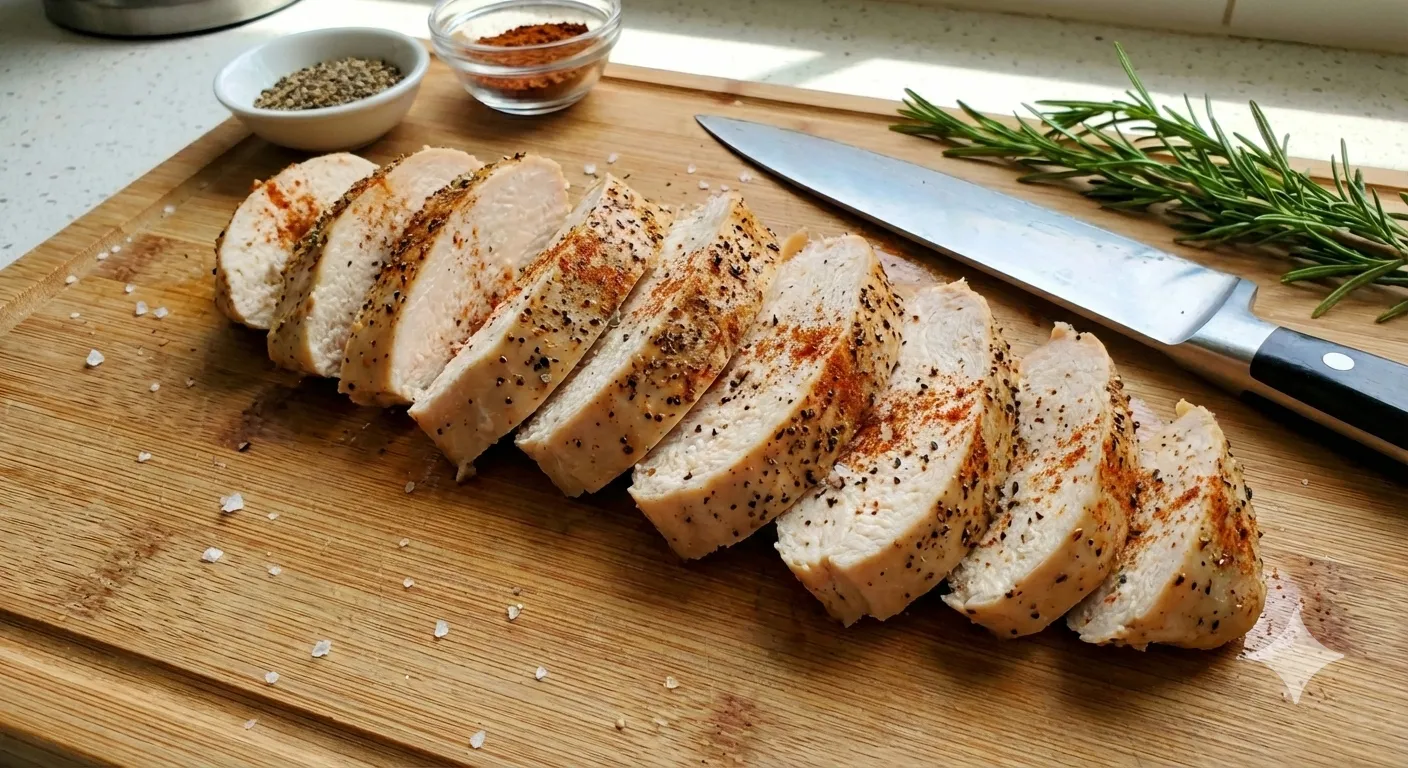 Kuřecí prsa sous-vide